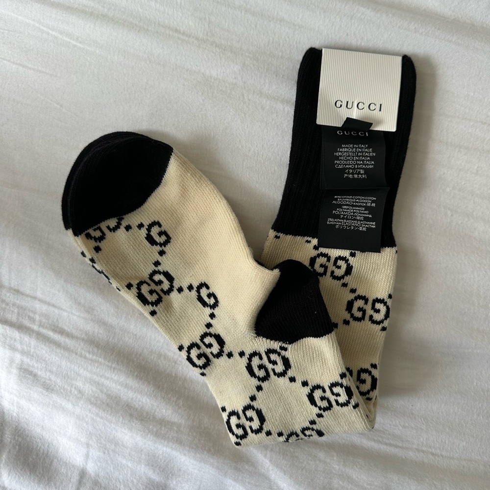 Gucci logo socks